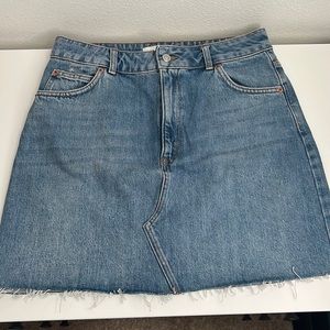 TOPSHOP DENIM SKIRT 8